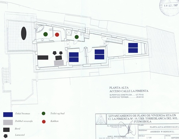 Villagranada Penthouse layout